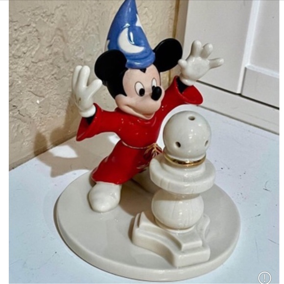 DISNEY “ SORCERER’S APPRENTICE” light up figurine by Lenox China EUC with box - Picture 4 of 6